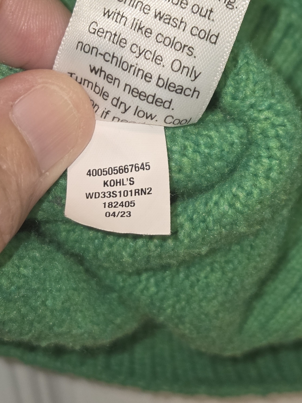 Crayola Bright Green Crewneck Sweater - Picture 4 of 4